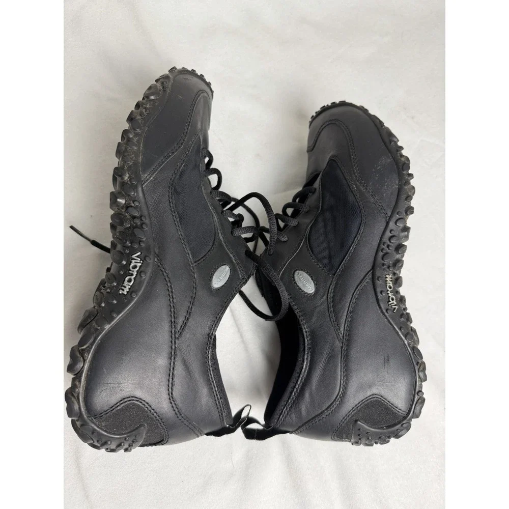 Merrell Vibram  AIR CUSHION men's Shoes‎ Size 9 Black Lace Up-Slip Proof